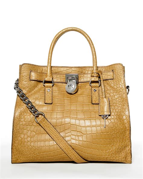 michael kors hamilton satchel silver|michael kors hamilton large tote.